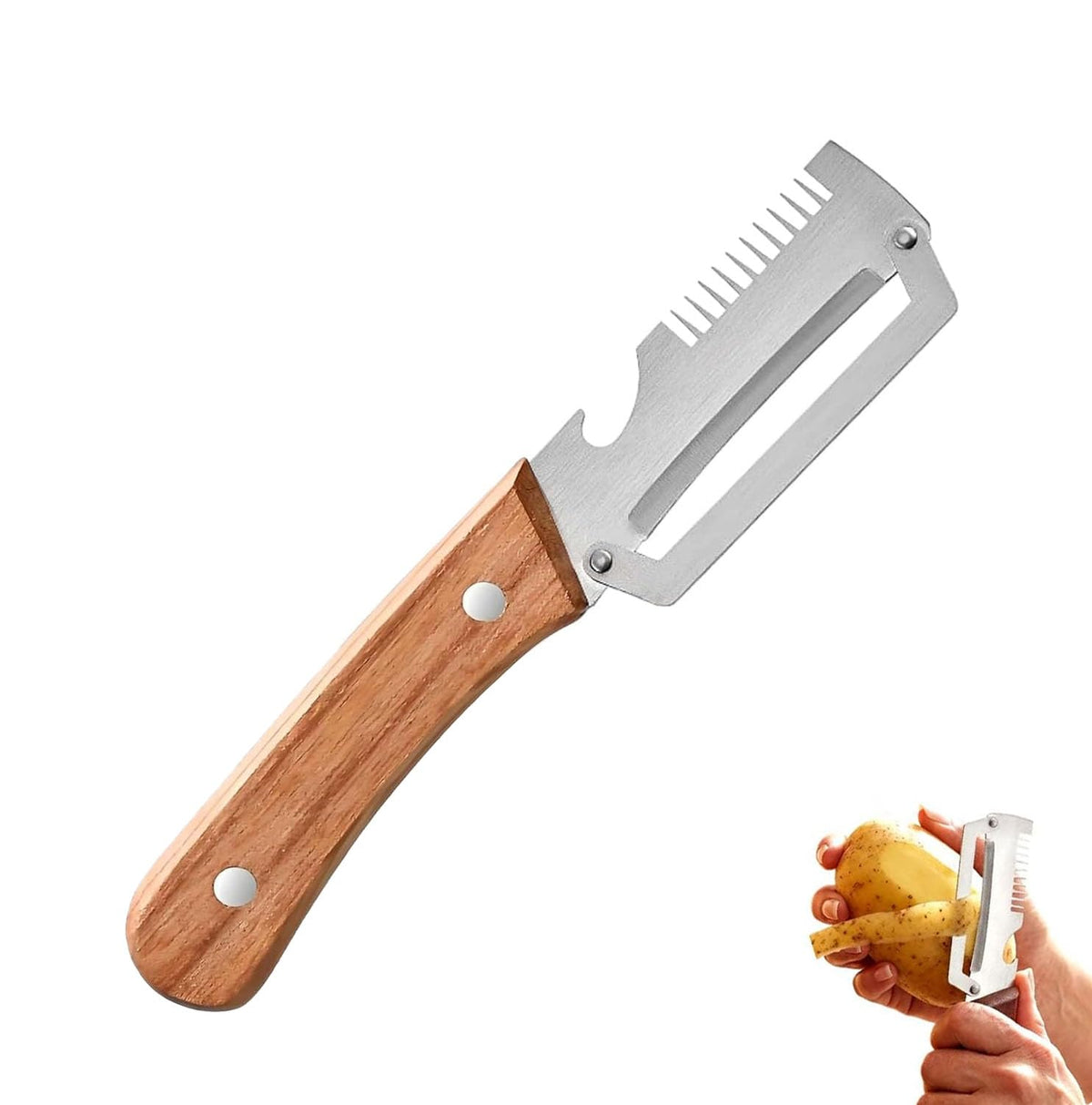 Multi-Functional Vegetable Peeler