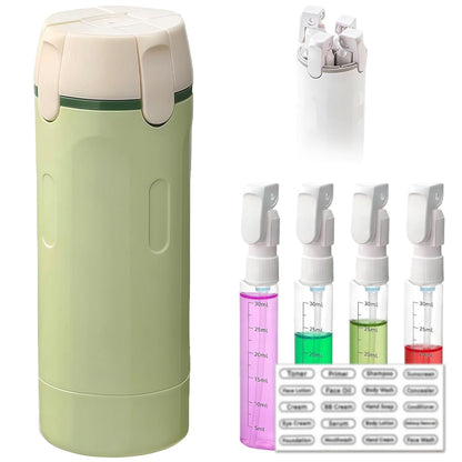 4 in 1 Travel Pump Dispenser Bottle, 30ml