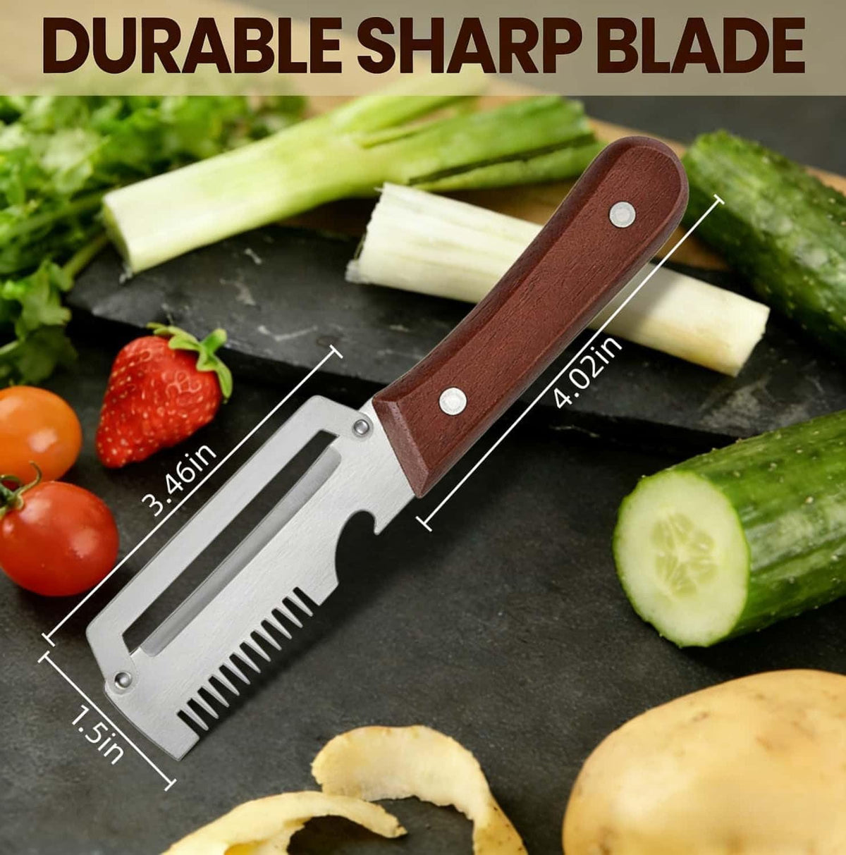 Multi-Functional Vegetable Peeler